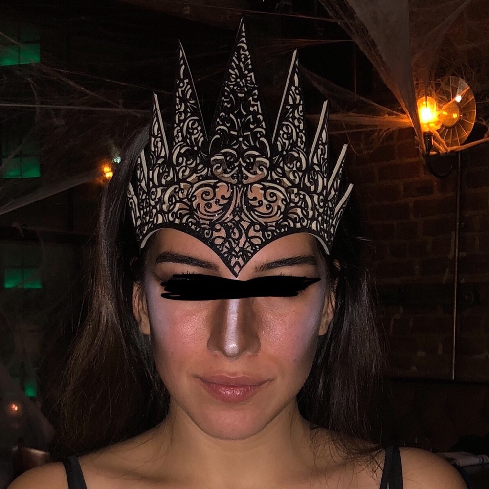 Black crown headpiece